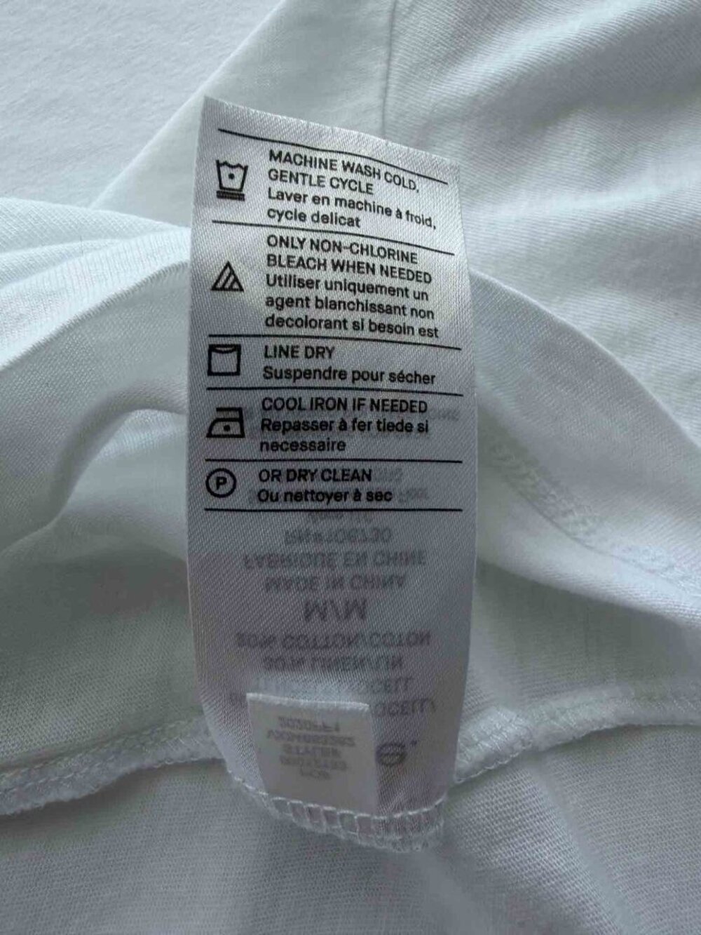 Vince White Tencel Linen Raw Edge Long Sleeve Top M - Picture 10 of 16